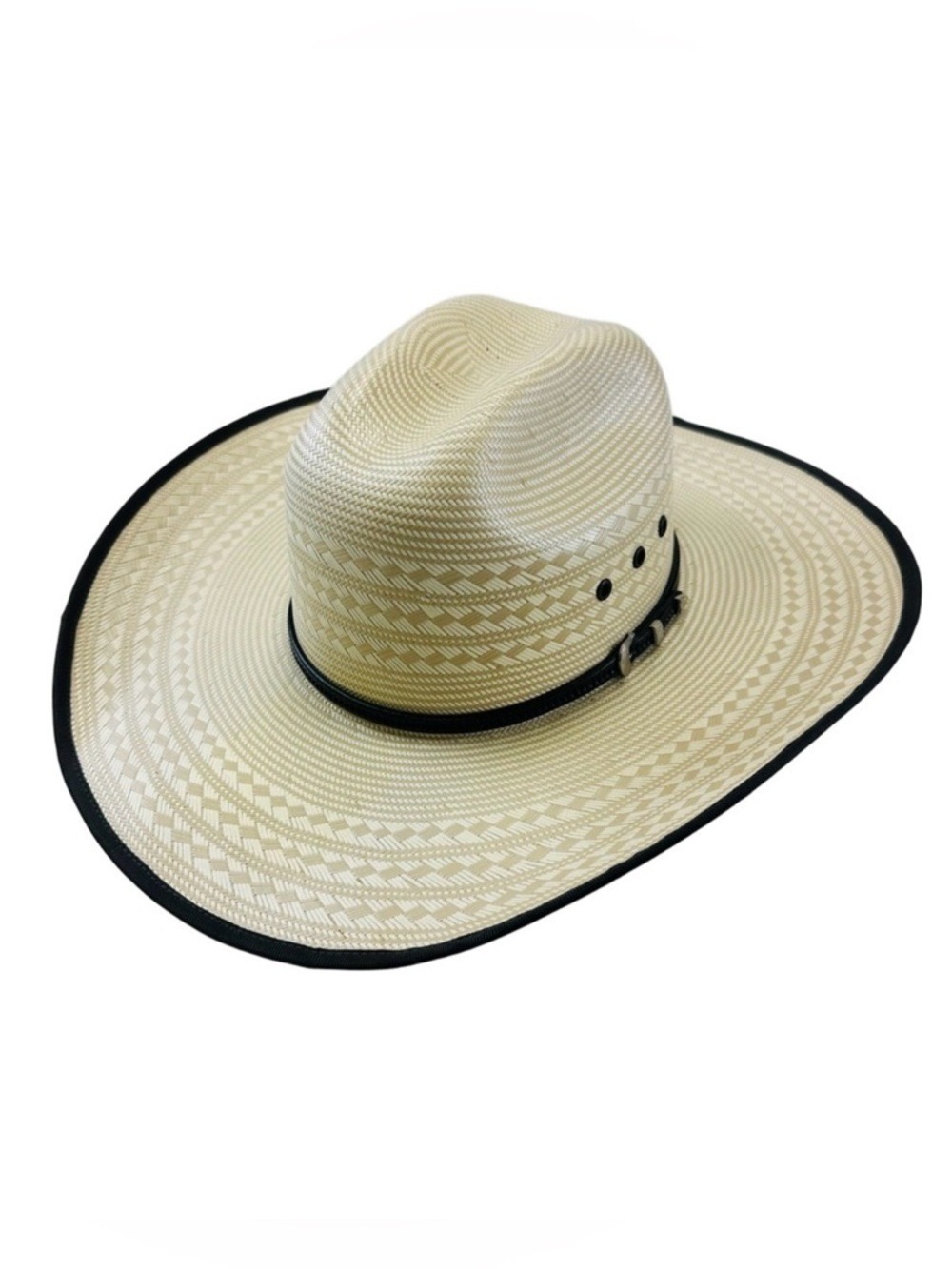 Tony Lama cream diamond pattern western cowboy mens hat Stampede Rodeo